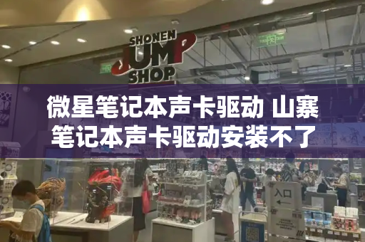 微星笔记本声卡驱动 山寨笔记本声卡驱动安装不了