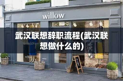 武汉联想辞职流程(武汉联想做什么的)