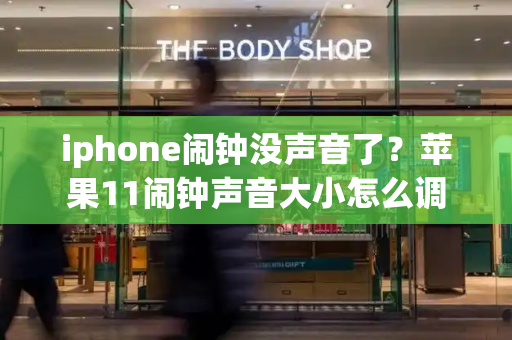 iphone闹钟没声音了？苹果11闹钟声音大小怎么调