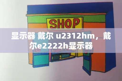 显示器 戴尔 u2312hm，戴尔e2222h显示器