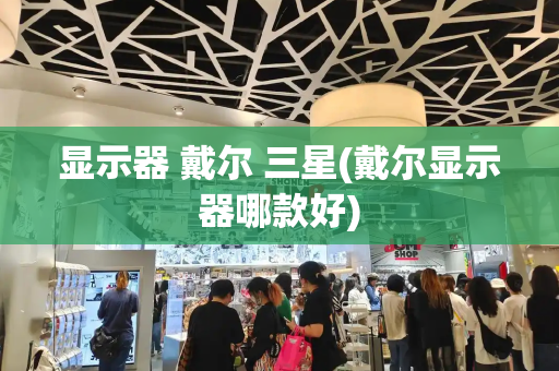 显示器 戴尔 三星(戴尔显示器哪款好)