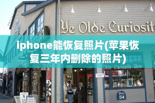 iphone能恢复照片(苹果恢复三年内删除的照片)-第1张图片-星选测评