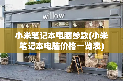 小米笔记本电脑参数(小米笔记本电脑价格一览表)-第1张图片-星选测评