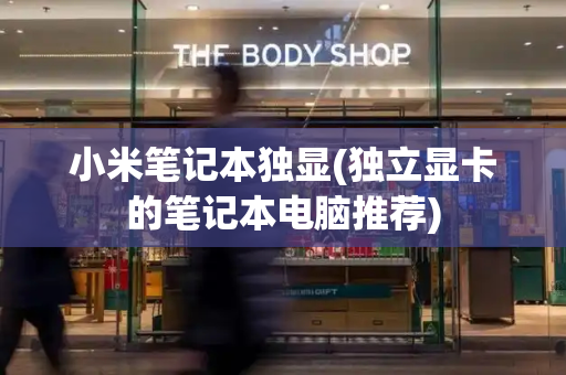 小米笔记本独显(独立显卡的笔记本电脑推荐)