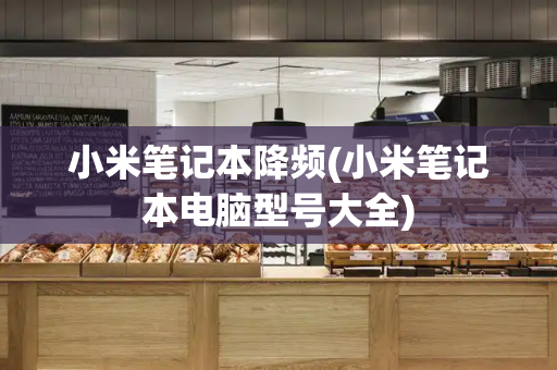 小米笔记本降频(小米笔记本电脑型号大全)-第1张图片-星选测评