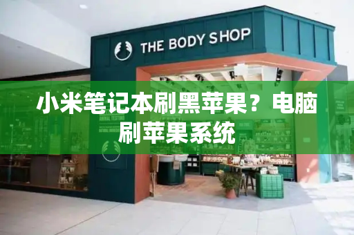 小米笔记本刷黑苹果？电脑刷苹果系统-第1张图片-星选测评
