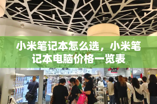小米笔记本怎么选，小米笔记本电脑价格一览表