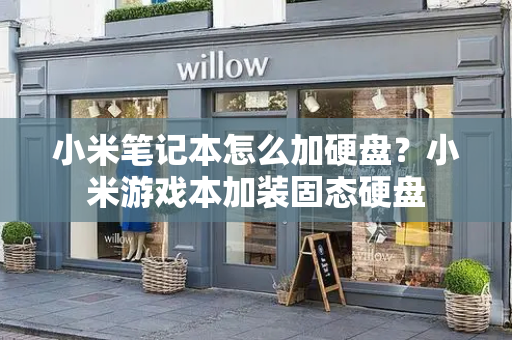 小米笔记本怎么加硬盘？小米游戏本加装固态硬盘