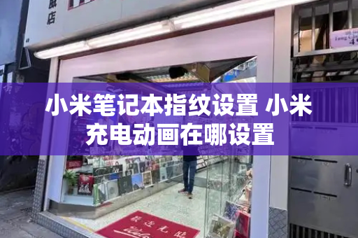 小米笔记本指纹设置 小米充电动画在哪设置-第1张图片-星选测评