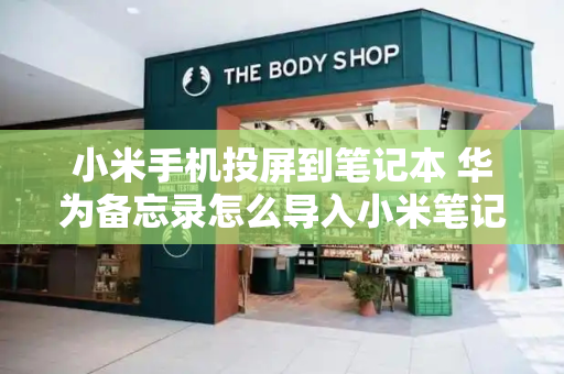 小米手机投屏到笔记本 华为备忘录怎么导入小米笔记-第1张图片-星选测评