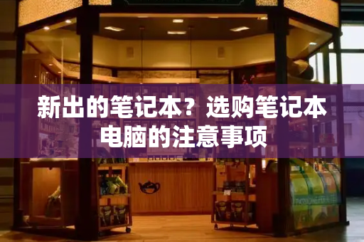 新出的笔记本？选购笔记本电脑的注意事项