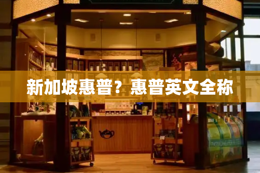 新加坡惠普？惠普英文全称