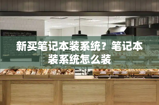 新买笔记本装系统？笔记本装系统怎么装