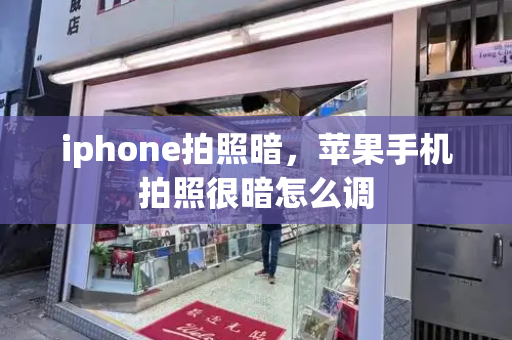 iphone拍照暗，苹果手机拍照很暗怎么调-第1张图片-星选测评
