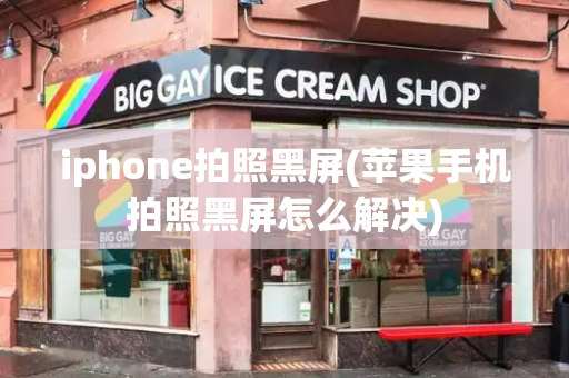 iphone拍照黑屏(苹果手机拍照黑屏怎么解决)-第1张图片-星选测评