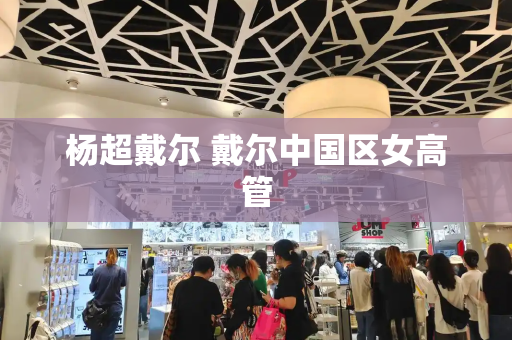 杨超戴尔 戴尔中国区女高管