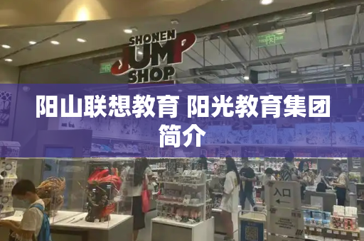 阳山联想教育 阳光教育集团简介