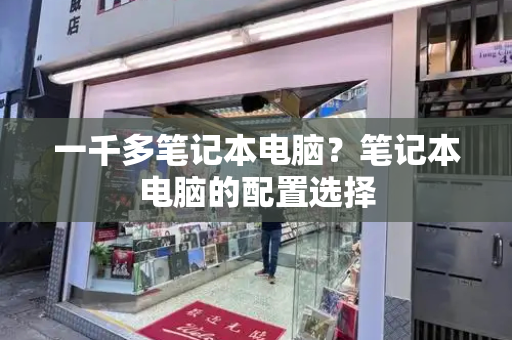 一千多笔记本电脑？笔记本电脑的配置选择-第1张图片-星选测评