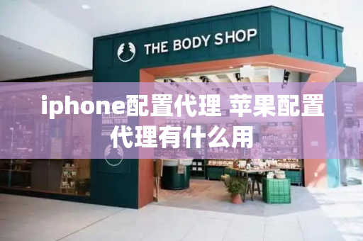 iphone配置代理 苹果配置代理有什么用-第1张图片-星选测评