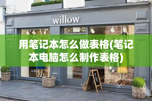 用笔记本怎么做表格(笔记本电脑怎么制作表格)-第1张图片-星选测评