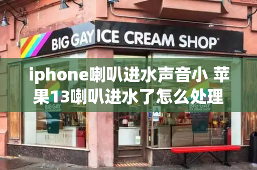 iphone喇叭进水声音小 苹果13喇叭进水了怎么处理