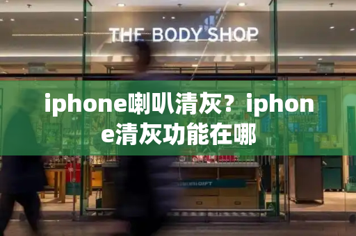 iphone喇叭清灰？iphone清灰功能在哪-第1张图片-星选测评