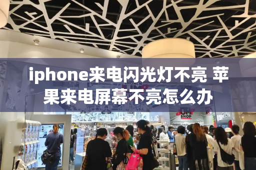 iphone来电闪光灯不亮 苹果来电屏幕不亮怎么办
