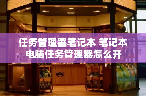 任务管理器笔记本 笔记本电脑任务管理器怎么开
