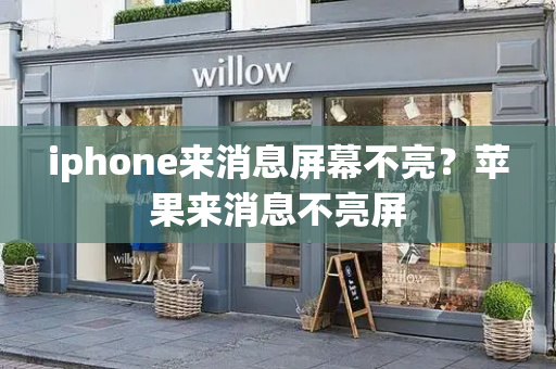 iphone来消息屏幕不亮？苹果来消息不亮屏-第1张图片-星选测评