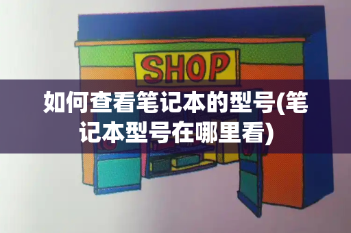 如何查看笔记本的型号(笔记本型号在哪里看)-第1张图片-星选测评