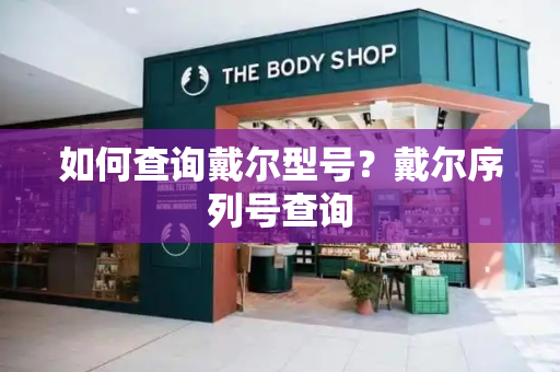 如何查询戴尔型号？戴尔序列号查询