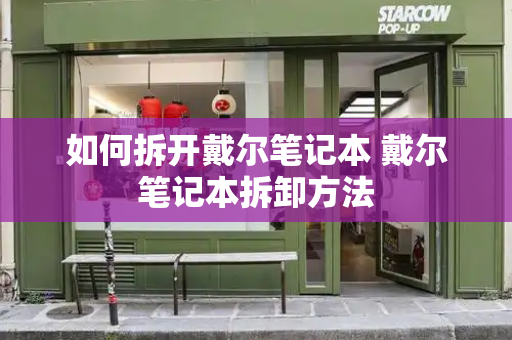 如何拆开戴尔笔记本 戴尔笔记本拆卸方法-第1张图片-星选测评