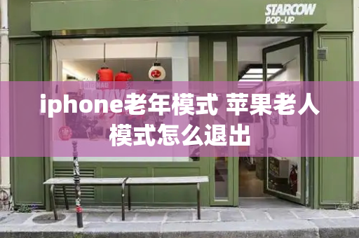 iphone老年模式 苹果老人模式怎么退出