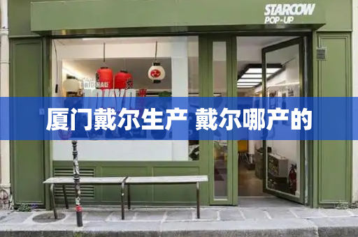 厦门戴尔生产 戴尔哪产的-第1张图片-星选测评