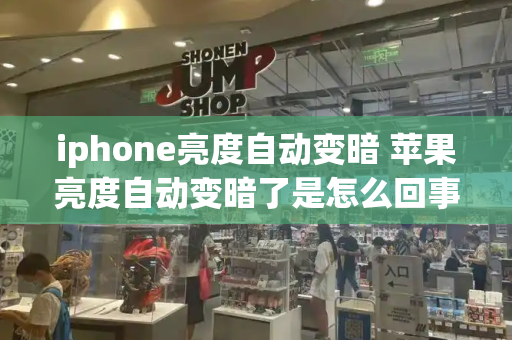 iphone亮度自动变暗 苹果亮度自动变暗了是怎么回事