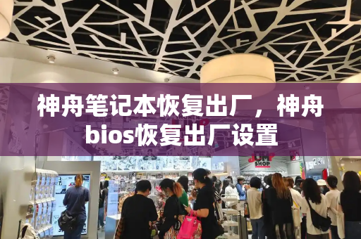 神舟笔记本恢复出厂，神舟bios恢复出厂设置-第1张图片-星选测评
