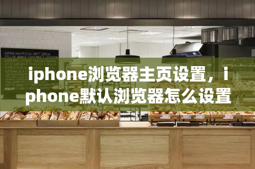 iphone浏览器主页设置，iphone默认浏览器怎么设置