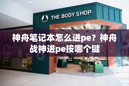 神舟笔记本怎么进pe？神舟战神进pe按哪个键-第1张图片-星选测评