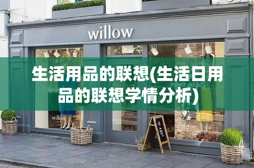 生活用品的联想(生活日用品的联想学情分析)-第1张图片-星选测评