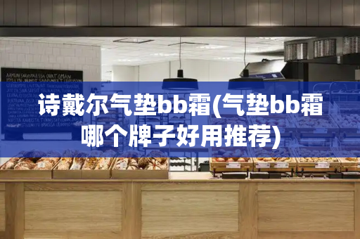 诗戴尔气垫bb霜(气垫bb霜哪个牌子好用推荐)