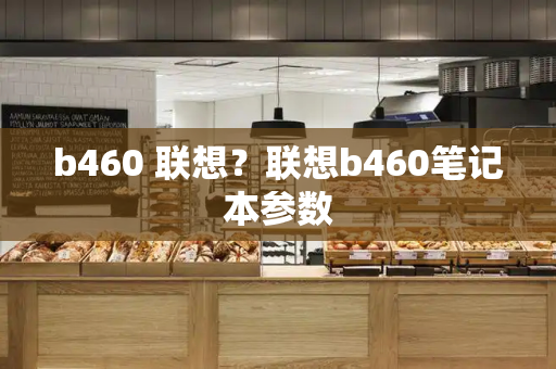 b460 联想？联想b460笔记本参数-第1张图片-星选测评