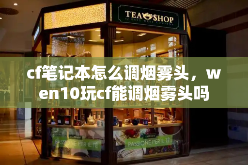 cf笔记本怎么调烟雾头，wen10玩cf能调烟雾头吗-第1张图片-星选测评