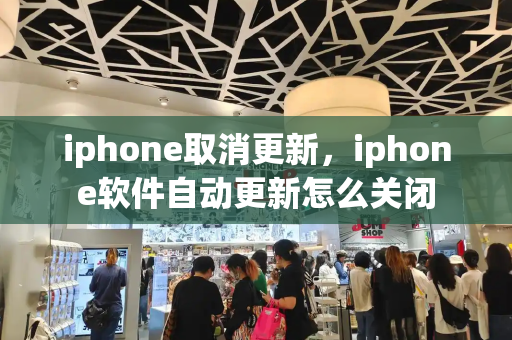 iphone取消更新，iphone软件自动更新怎么关闭
