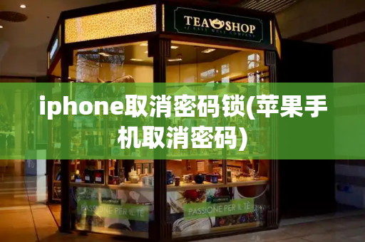 iphone取消密码锁(苹果手机取消密码)