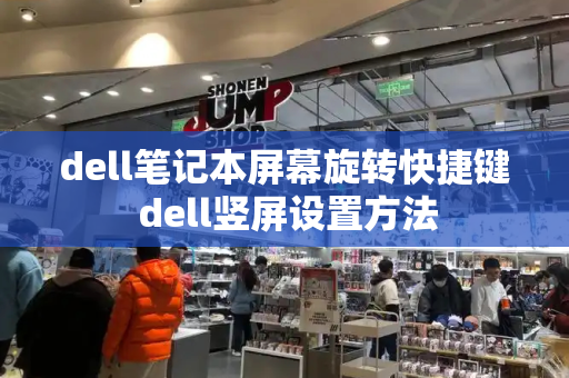dell笔记本屏幕旋转快捷键 dell竖屏设置方法