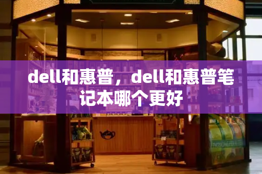 dell和惠普，dell和惠普笔记本哪个更好-第1张图片-星选测评