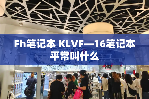 Fh笔记本 KLVF—16笔记本平常叫什么