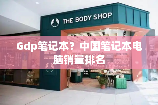 Gdp笔记本？中国笔记本电脑销量排名