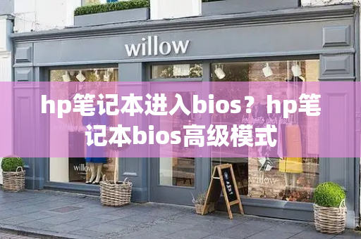 hp笔记本进入bios？hp笔记本bios高级模式-第1张图片-星选测评