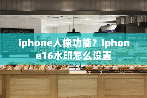 iphone人像功能？iphone16水印怎么设置